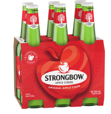 Strongbow Original Apple Cider Bottles 355mL