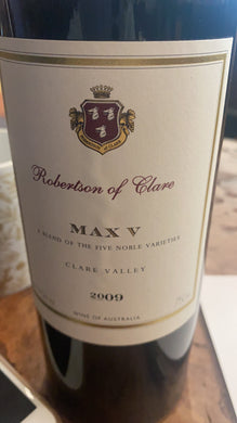 2009 Robertson of clare MAXV clare valley