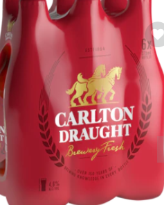 Carlton Draught Bottles 375mL
