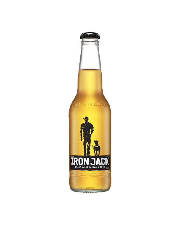 Iron Jack Crisp Lager Bottles 330ml - 6 Pack