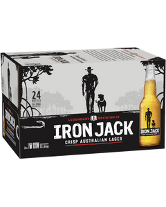 Iron Jack Crisp Lager Bottles 330ml - 6 Pack