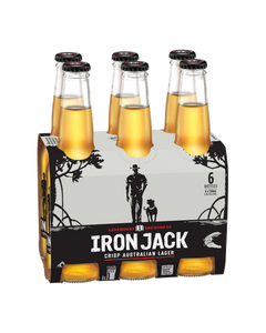 Iron Jack Crisp Lager Bottles 330ml - 6 Pack